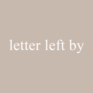 読みもののためのWEBサイト「letter left by」を立ち上げました